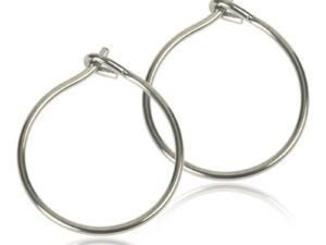Blomdahl Safety Earrings – Natural Titanium Hoop