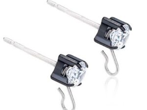 Blomdahl Safety Earrings – Black Titanium Ear Pin