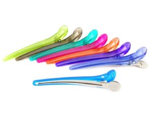 Sectioning Clips, No Teeth, Assorted Colours, 12.5cm, 4/Pack