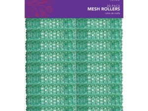 Diane Plastic Wire Mesh Rollers – 13mm, Green, 20/Pack