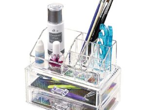 Cosmetics Organiser Crystal Slots with Drawers,  Empty