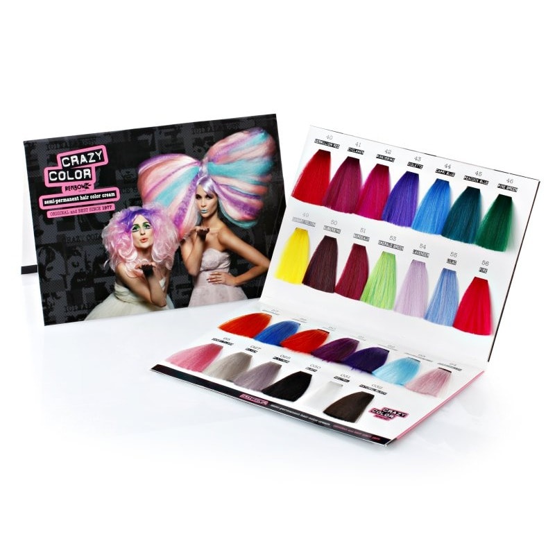 Crazy Color Mini Shade Chart, A5, 26 Colours