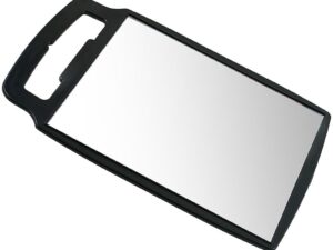 Mirror Rectangular, Black, 1 Handle, 22 x 30cm