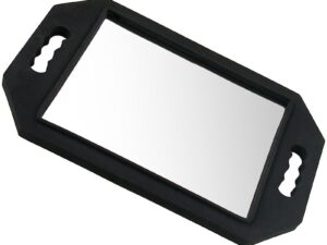 Mirror Rectangular Foam Frame, Black, 22 x 30cm