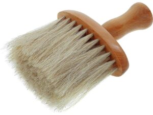 Neck Brush Natural Bristles, White