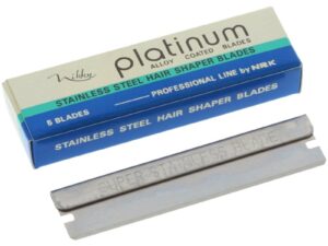 Platinum Stainless Steel Hair Shaper Blades 5/Box