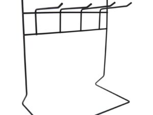 Hairware Stand Brush Wire with 4 Hangers, Black