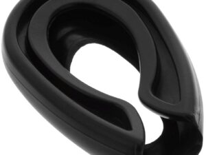 Ear Protectors with Hole, Pair, Black