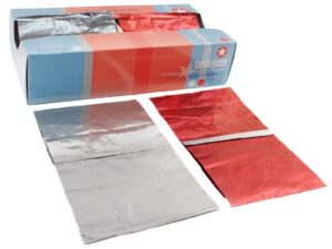 Salon Fuels Pop Up & Pre-Cut Salon Foil, 2 Colours, 400 Sheets, 12.7cm x 20.3cm