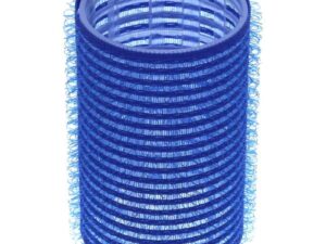 Cling Hook & Loop Hair Perm Curlers – 40mm, Blue, 12/Pack
