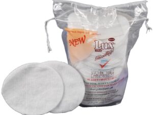 Lux 100% Cotton Disc Make-Up Maxi Pads Smooth, 40/Pack