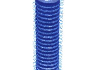Cling Hook & Loop Hair Perm Curlers – 15mm, Blue, 12/Pack