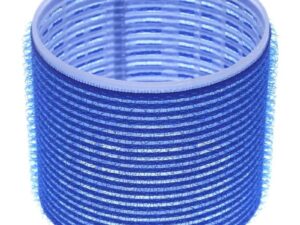 Cling Hook & Loop Hair Perm Curlers – 80mm, Blue, 6/Pack