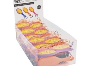 WetBrush Keychain Neon Display: 25 Brushes, Assorted Colours