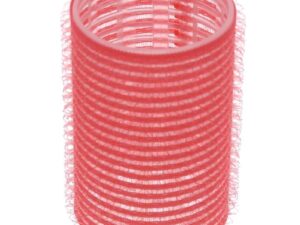 Cling Hook & Loop Hair Perm Curlers – 44mm, Pink, 12/Pack