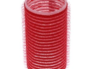 Cling Hook & Loop Hair Perm Curlers – 33mm, Red, 12/Pack
