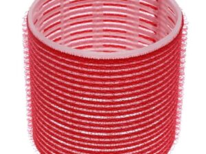 Cling Hook & Loop Hair Perm Curlers – 70mm, Red, 6/Pack