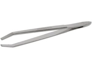 Focus Tweezer Stainless Steel Square End, Nickel