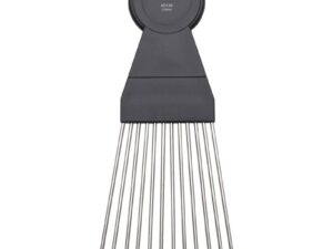 Diane Fan Pick Comb with Metal Pins, Black