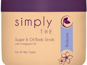 Simply The Face & Body Frangipani Sugar & Oil Scrub, 500ml
