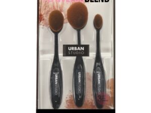 Cala Urban Studio Velvet Touch Facial Brush Set, 3/Pack