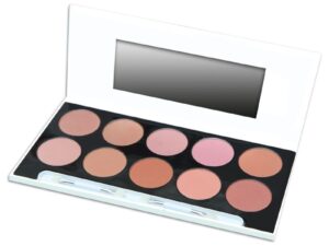 Elixir Silky Blusher Palette, 10 Colours