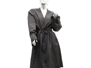 Kimono Gown Black, Polyester