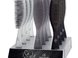 Olivia Garden iStyle Hair Memory Flex Brush Display: 12 Brushes & Stand