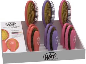 WetBrush Pop & Fold Neon Display: 9 Brushes