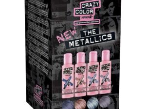 Crazy Color Metallics Semi-Permanent Hair Colour Quad Kit