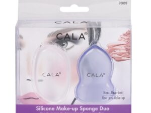 Cala Silicone Make-Up Sponge Duo, Square & Bobble
