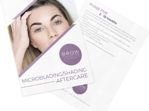 TLC Microblading Aftercare Advice Cards, 10/Pack