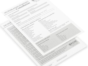 TLC Microblading Consultation Cards, 10/Pack