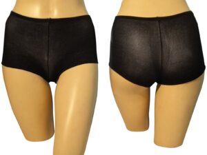 Disposable Stretch Boxer Shorts 100% Nylon Black, 20/Pack
