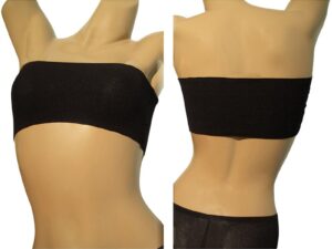 Disposable Stretch Bra 100% Nylon Black, 20/Pack