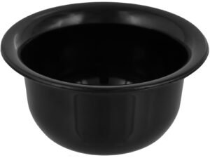 Shaving Mug Plastic, Black