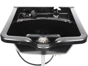 Basin Wall Hung Plastic, Black