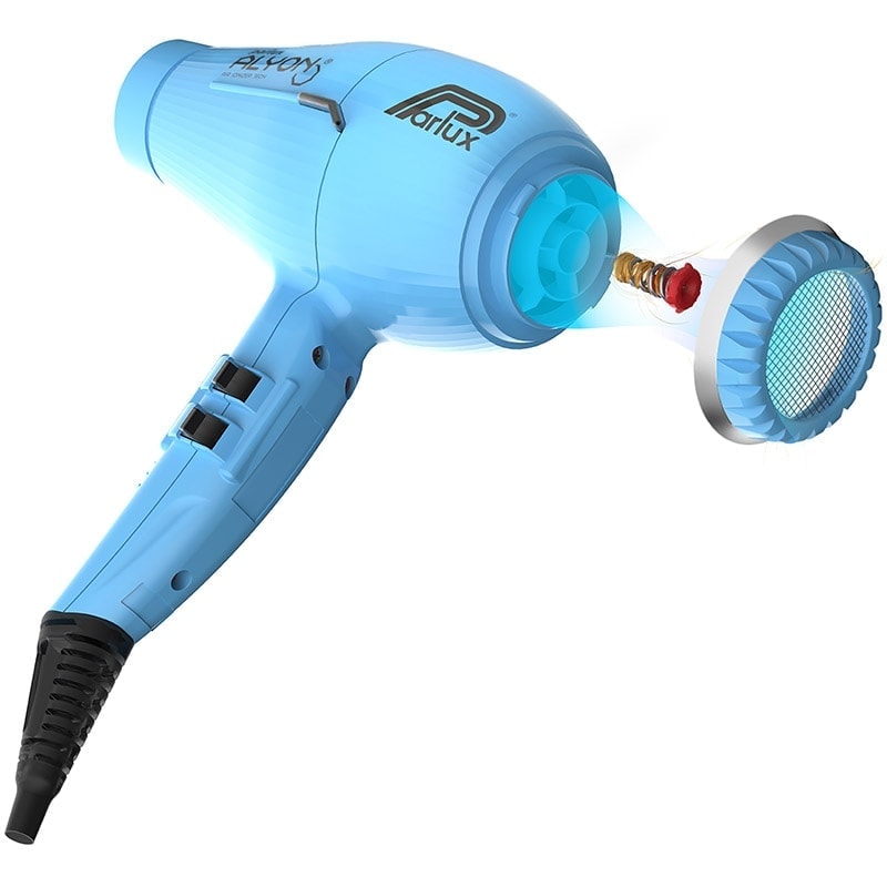 Parlux Hair Dryer Alyon Air Ionizer Tech 2250 Watt Night Blue & Magic Sense Diffuser Set - Image 7