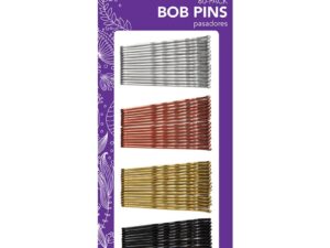 Diane Hair Bobby Pins, 2 inch, Assorted: Silver, Copper, Gold & Black, 60/Pack