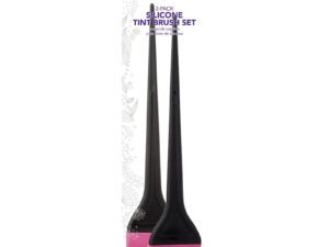 Diane Silicone Tint Brush Set, Black & Pink, 2/Pack