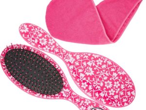 WetBrush Great Hair Day Starter Kit, Brush & Towel Turban