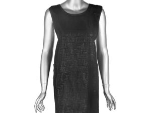 Pinafore Black Pattern, Polyester