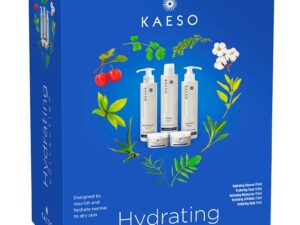Kaeso Beauty Hydrating Collection Gift Box – Normal to Dry Skin, 5 Pieces