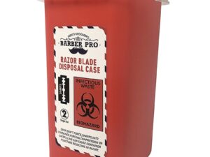 Razor Blade Disposal Canister, 8cm x 8cm x 15cm