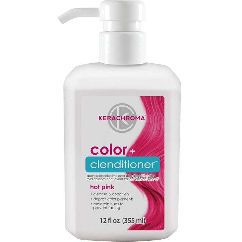 Kerachroma Vivid Color + Clenditioner, Hot Pink, 355ml