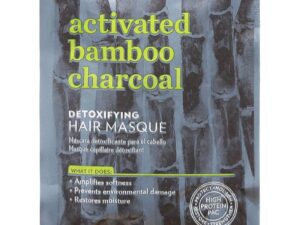 Hi Pro Pac Activated Bamboo Charcoal Detoxifying Hair Masque, 52ml