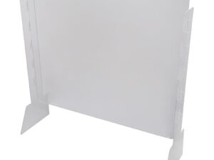 Desk Sneeze Screen, Height Adjustable, 64 x 54cm