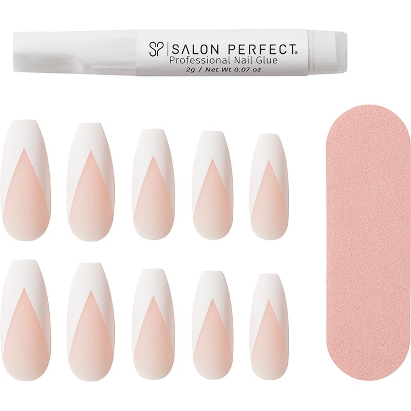 Salon Perfect Modern French Nail Set White French Tips, 24/Pack - Image 3