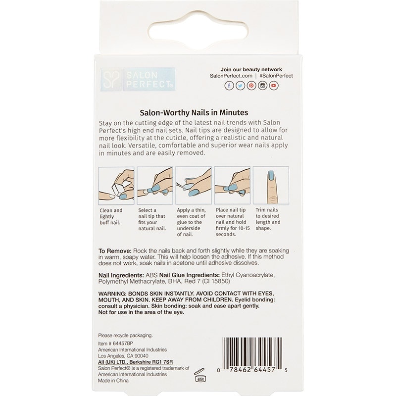 Salon Perfect Precious Pearls Nail Collection, 24 Pieces - Image 2