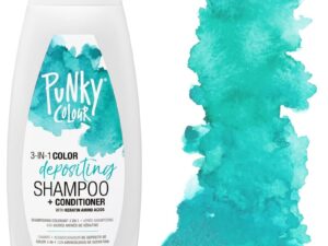 Punky Colour 3-in-1 Color Depositing Shampoo + Conditioner, Tealistic, 250ml